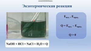 Тепловой эффект химической реакции