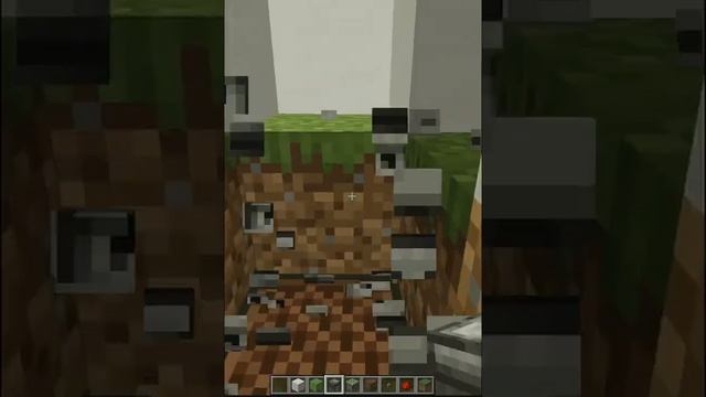 Как построить лифт в майнкрафт без модов и без командных блоков! #minecraftshort