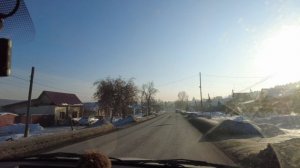 Сысерть из окна автомобиля