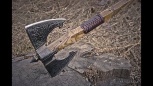 Двусторонняя секира «Чертополох» от УРМ АНИКА / Double-bit ceremonial axe «The Thistle» by Anika