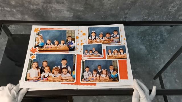 Школьный альбом для 1 класса, макет "Буквы" смотреть онлайн