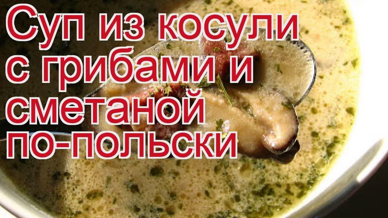 Как приготовить косули пошаговый рецепт - Суп из косули с грибами и сметаной по-польски за 130 минут