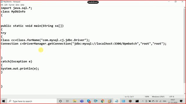 #126 Explanation of Driver, DriverManager , Statement, Prepared Statement ,ResultSet|MySQL Database смотреть онлайн