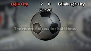 Elgin City v Edinburgh City (Sat 28 January 2017 Match Summary)