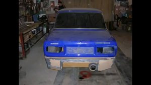 Задний бампер ваз2107 своими руками