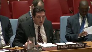 В К Сафронков англичанину в совбезе ООН  в глаза мне смотри!