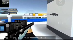 Играю с AWP в блокпост мобайл ( с голосом )