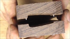 Нож Айкути. Нержавеющий ламинат через медь и ЛАТУНЬ.