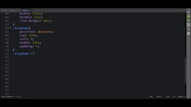 Animated dropdown menu hover effect | Dropdown menu with css animation смотреть онлайн