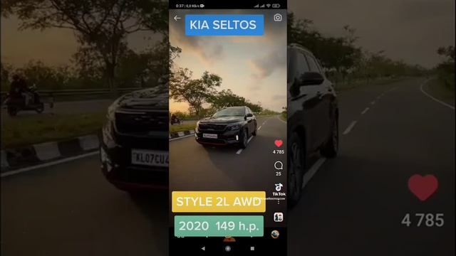 KIA SELTOS. 2020 AWD 2 L.