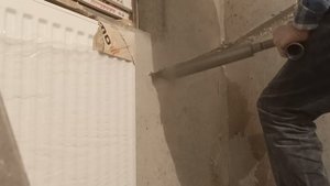 сверление панельного дома. трасса под кондиционер