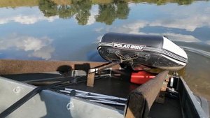 Спуск лодки с прицепа Полар Бёрд одной рукой на Дону