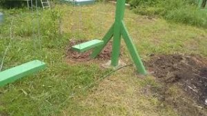 Детские качели из дерева своими руками для дачи