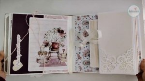 Mini Album Scrapbook Boda Boho Chic