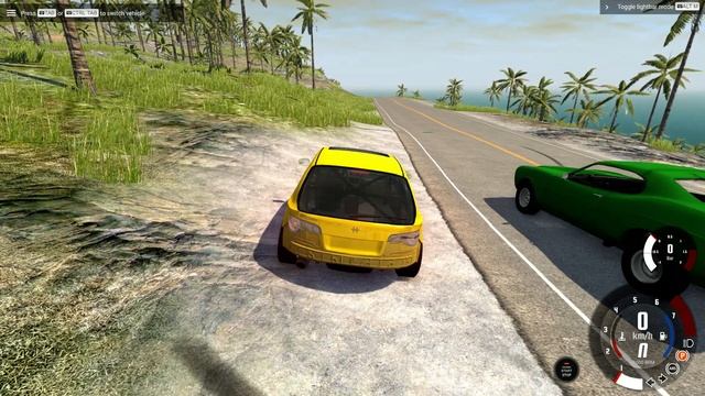 16V engine vs V8 engine BeamNG drive Gameplay #4 смотреть онлайн