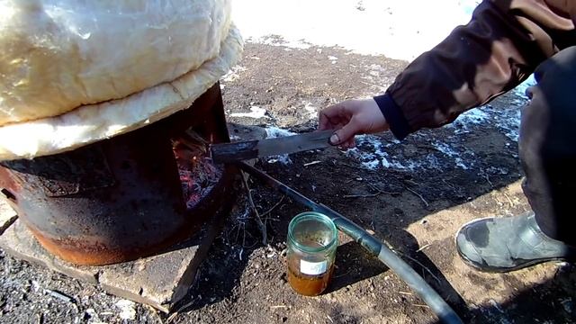 Пиролиз берёзы.Дёготь из берёзы (эксперимент №11) смотреть онлайн