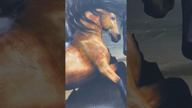 Шикарная картина на холсте "Благородство лошади" смотреть онлайн