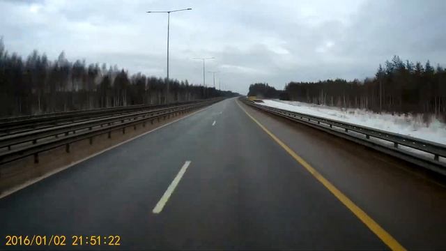 Трасса М11 Москва - Санкт Петербург смотреть онлайн