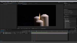 Горящая свеча - Урок Афтер Эффект, After Effects tutorial