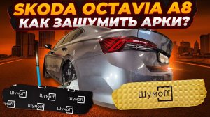 Шумоизоляция арок SKODA OCTAVIA A8. Инструкция.