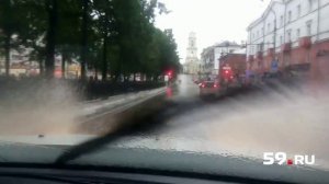 Вода заливает Пермь опять