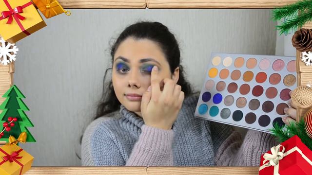 Макияж на Новый Год Небесно-синий 2022 смотреть онлайн