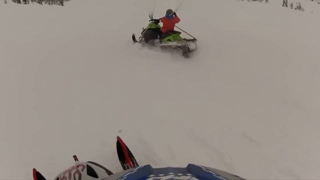 Летающий снегоход. Новый спорт и просто прикол смотреть онлайн