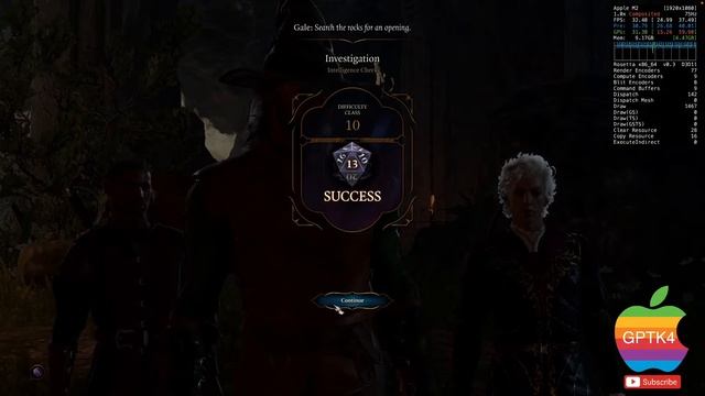 Baldur's Gate III on base 8c M2 Mac Mini Part 3 (GPTK 1.0.4 + pc version) ROAD to 250 SUBS смотреть онлайн