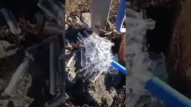 Замерзший шланг
