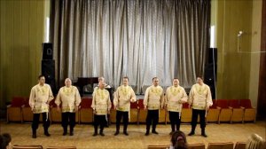 Вдоль большой реки едут казаки