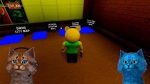 КАК ИГРАТЬ И СТАТЬ ПИГГИ В РОБЛОКС НОВЫЕ СЕКРЕТНЫЕ ПЕРСОНАЖИ PIGGY ROBLOX Весёлый Кот и КОТЁНОК ЛАЙ