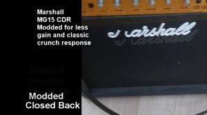Marshall MG15 CDR modded for classic tones