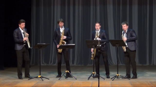 Russian Sax Quartet: concert in Ekaterinbourg