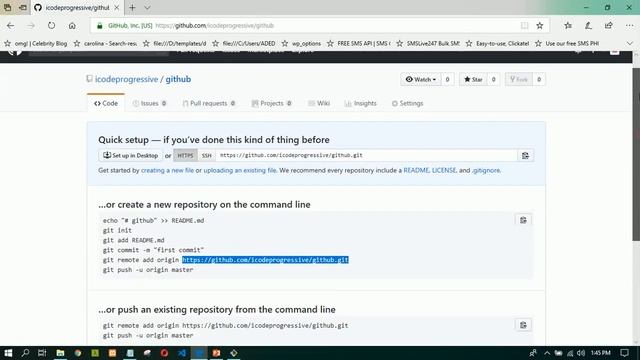 How to create github account, repository and make commit Git & Github tutorial Part 2 смотреть онлайн