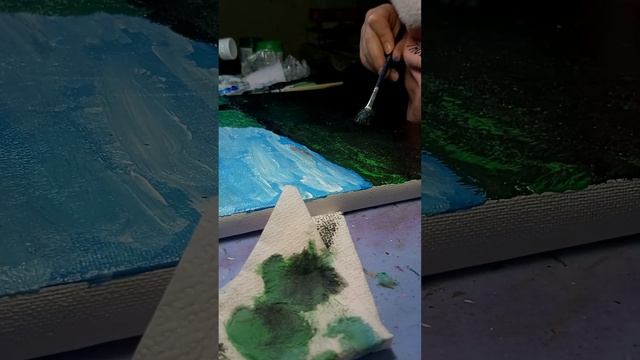 рисунок дерева акрилом урок рисования ?????? смотреть онлайн