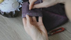 Потайной подшивочный ручной шов, эластичный!