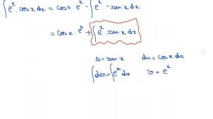 INTEGRAL e^x cosx