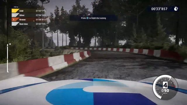 WRC 10 Skill Development Challenges Training A7 Porsche 911 GT3 RSR-GT  "Gold" Logitech G29