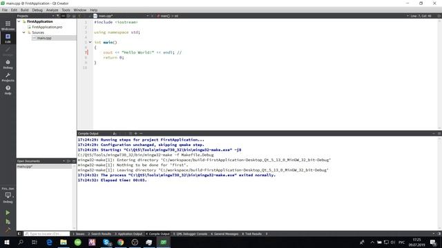 Учимся программировать на C++. Урок 1. Установка компилятора и среды разработки (MinGW и Qt Creator смотреть онлайн