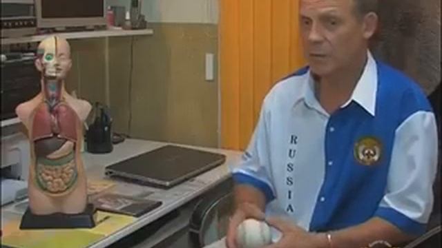 Самомасcаж живота мячиком!  А.Т. Огулов