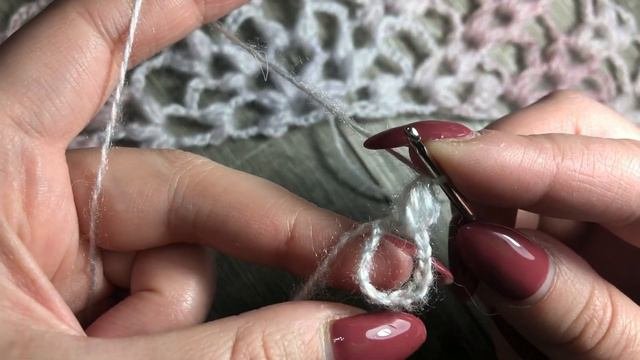 ВЯЖЕМ ШАЛЬ КРЮЧКОМ.Часть1.Crochet Shawl