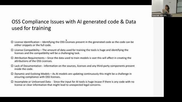 AI Generated Code & OSS License Compliance | Lakshmi Teja | FOSS United Bangalore | Sept 2023