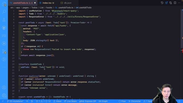 React Query - useMutation смотреть онлайн