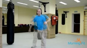 MorningFit. Разминка для ног. Восьмерки ногами