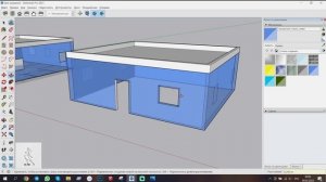 Скетчап базовый курс: 2 урок "3д дома по плану, масштабирование, развёртка 3д, ГК скрыть вне группы