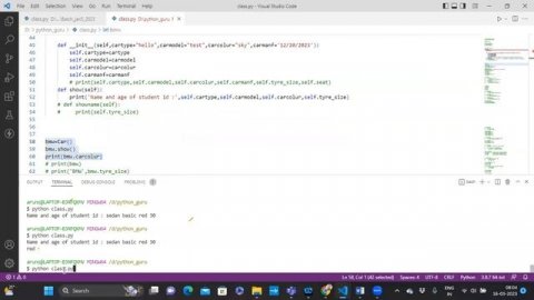Python Class and Object