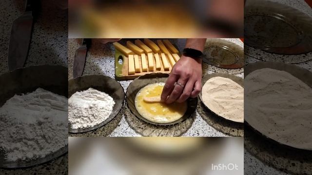 Рецепт Сырные палочки. Сырные палочки в панировке