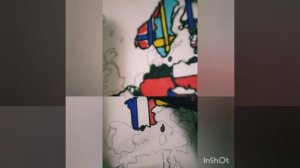 продолжаем рисовать страны на карте Европы (Бельгия ??) #drawings