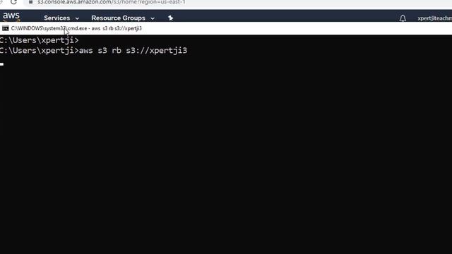 Delete a bucket in S3 with objects/files and folder aws cli смотреть онлайн