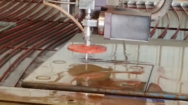 Armuored Steel Plate 20.mm 40cm x 40cm Cutting CNC Water jet... смотреть онлайн